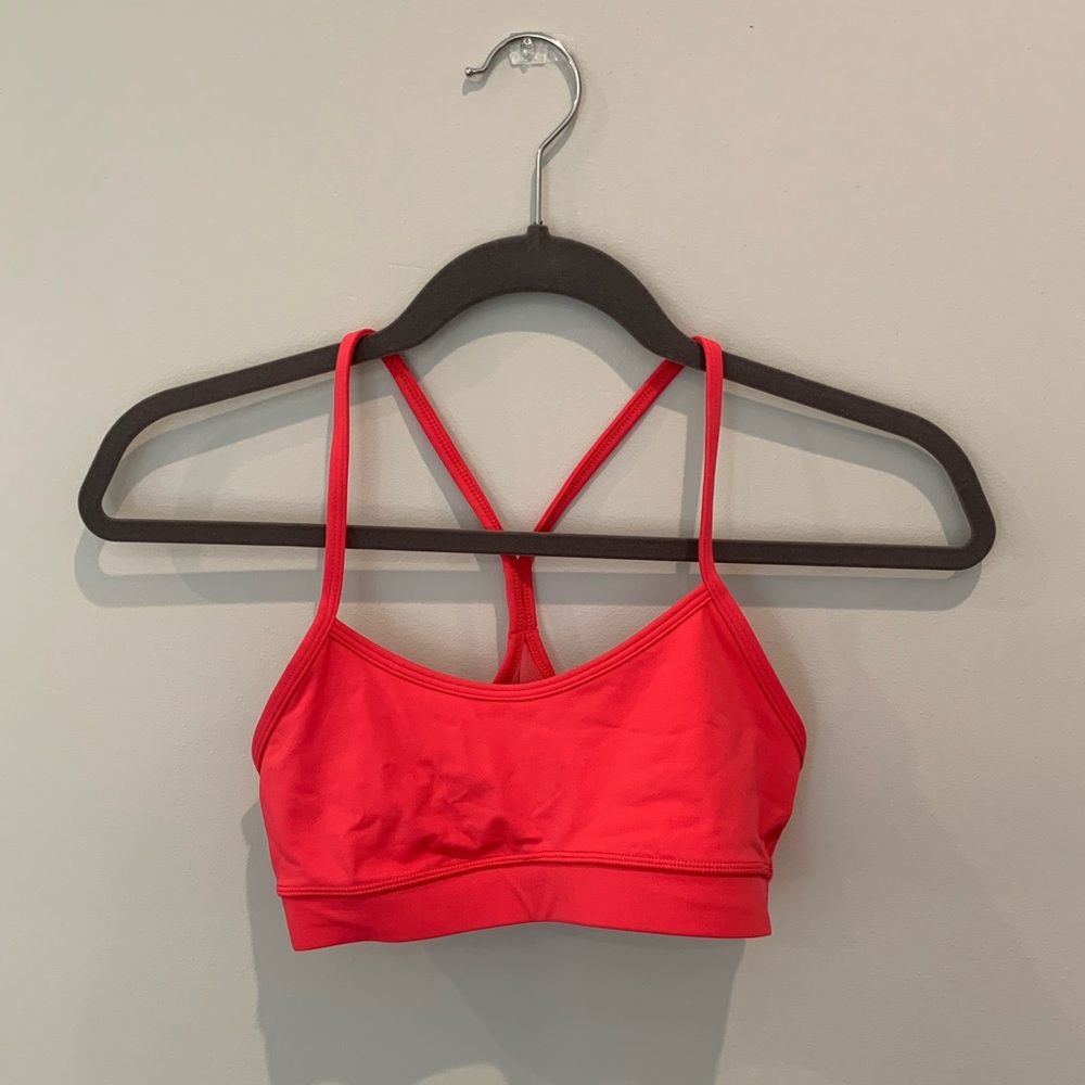 lululemon flow y IV bra size 4 in boom juice